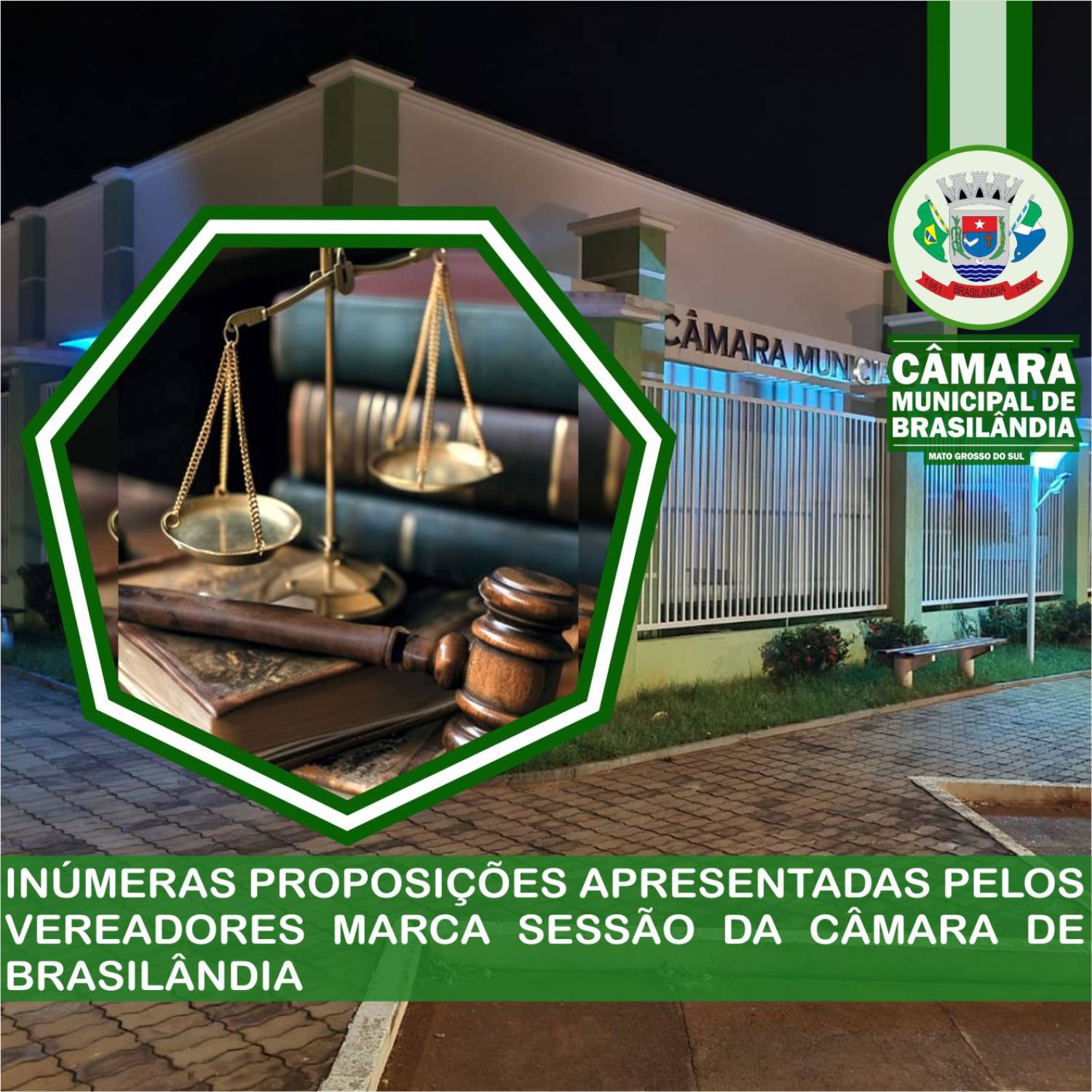 Inúmeras proposições apresentadas pelos vereadores, marca sessão da Câmara de Brasilândia